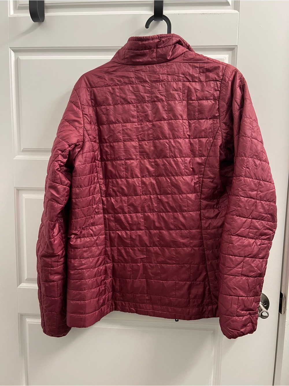 Patagonia Women’s Nano Puff Insulated Puffer Burgundy Quilted Jacket S - Picture 2 of 6